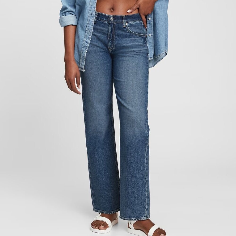 GAP Women's Boot Cut Jeans - Blue
